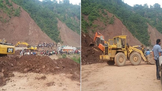 jammu srinagar landslide