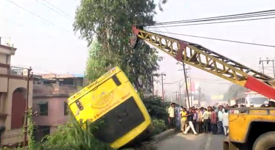 moradabad school bus accident