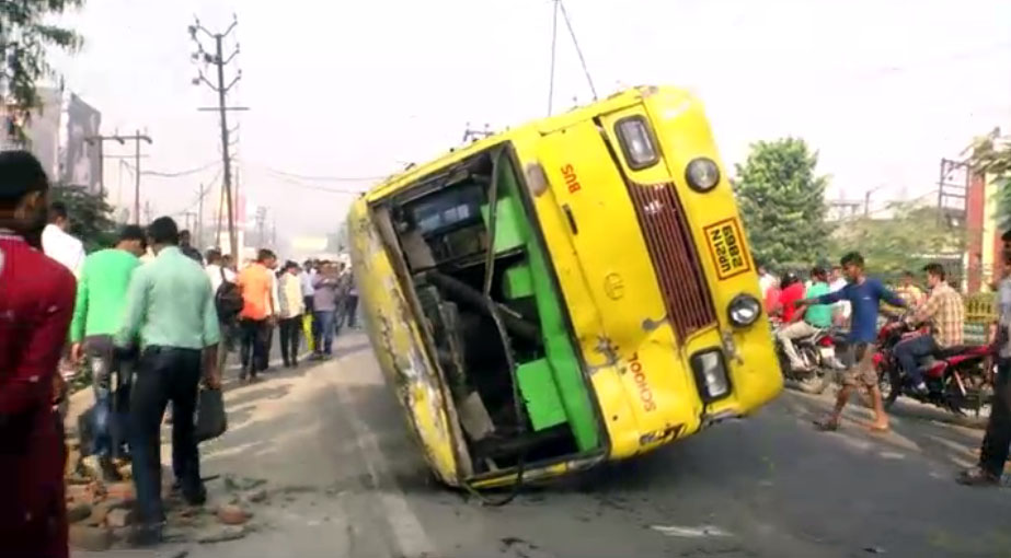 moradabad school bus accident
