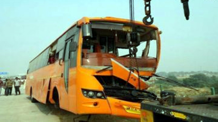 School Bus Accident in Agra