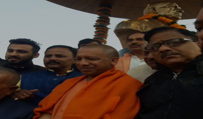 C.M. Yogi Adityanath unveiled Statue of Sardar Vallabh Bhai Patel