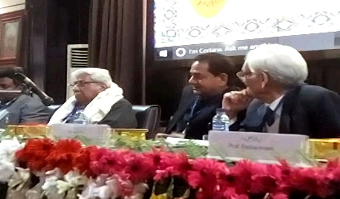 For conducting two-day seminar on Ghalib's 150th Birthday