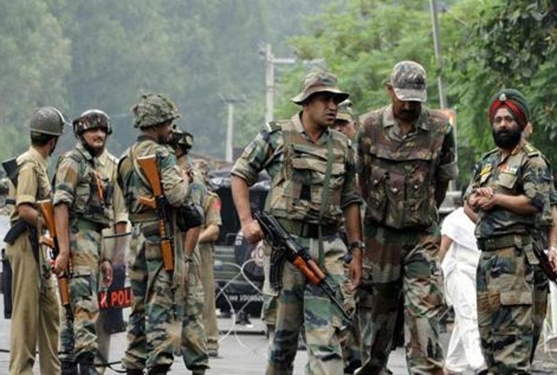 Spying indian army
