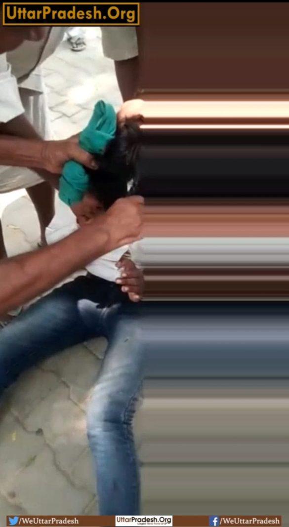 alleged-of-being-a-romeo-man-caught-and-his-hair-cut