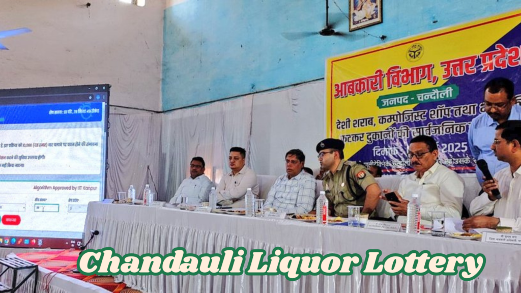 Chandauli Liquor Lottery चंदौली में 262 आबकारी दुकानों की ई-लॉटरी